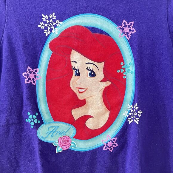Vintage The Disney Catalog The Little Mermaid Ariel Peplum Top Girls Size 7/8 - Picture 5 of 11